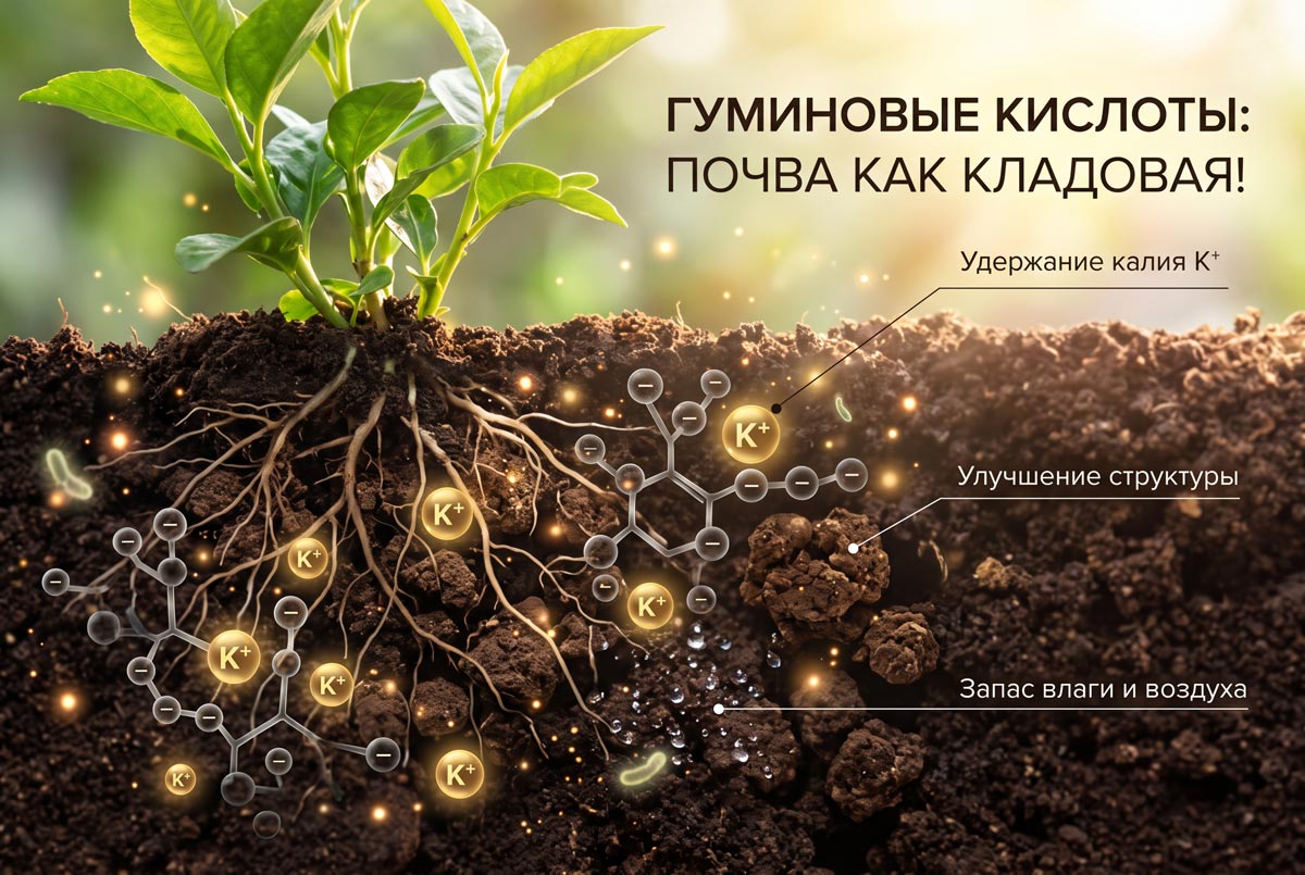 Гуминовые кислоты: почва как кладовая!