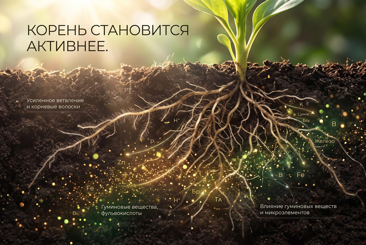 Механизм 2. Корень становится активнее.